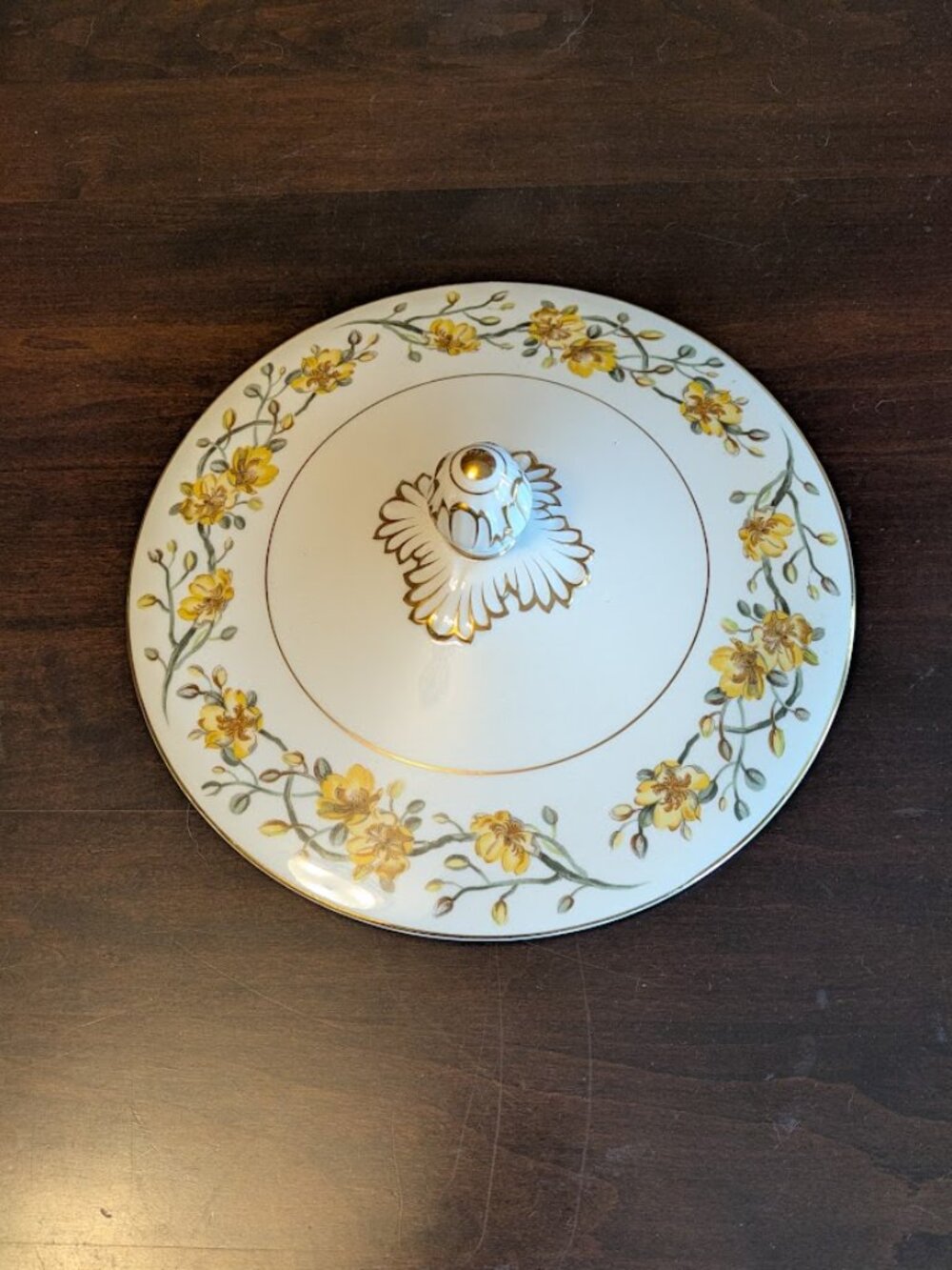 Noritake Laveta (513) Round Vegetable Serving Bowl Lid - LID ONLY